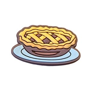 Pie Croc Charm